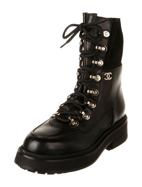 women's chanel boot|Chanel hiking boots 2021.